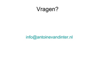 Vragen?   [email_address]   