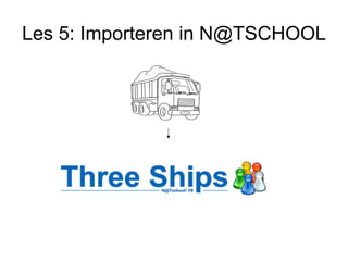 Les 5: Importeren in N@TSCHOOL 