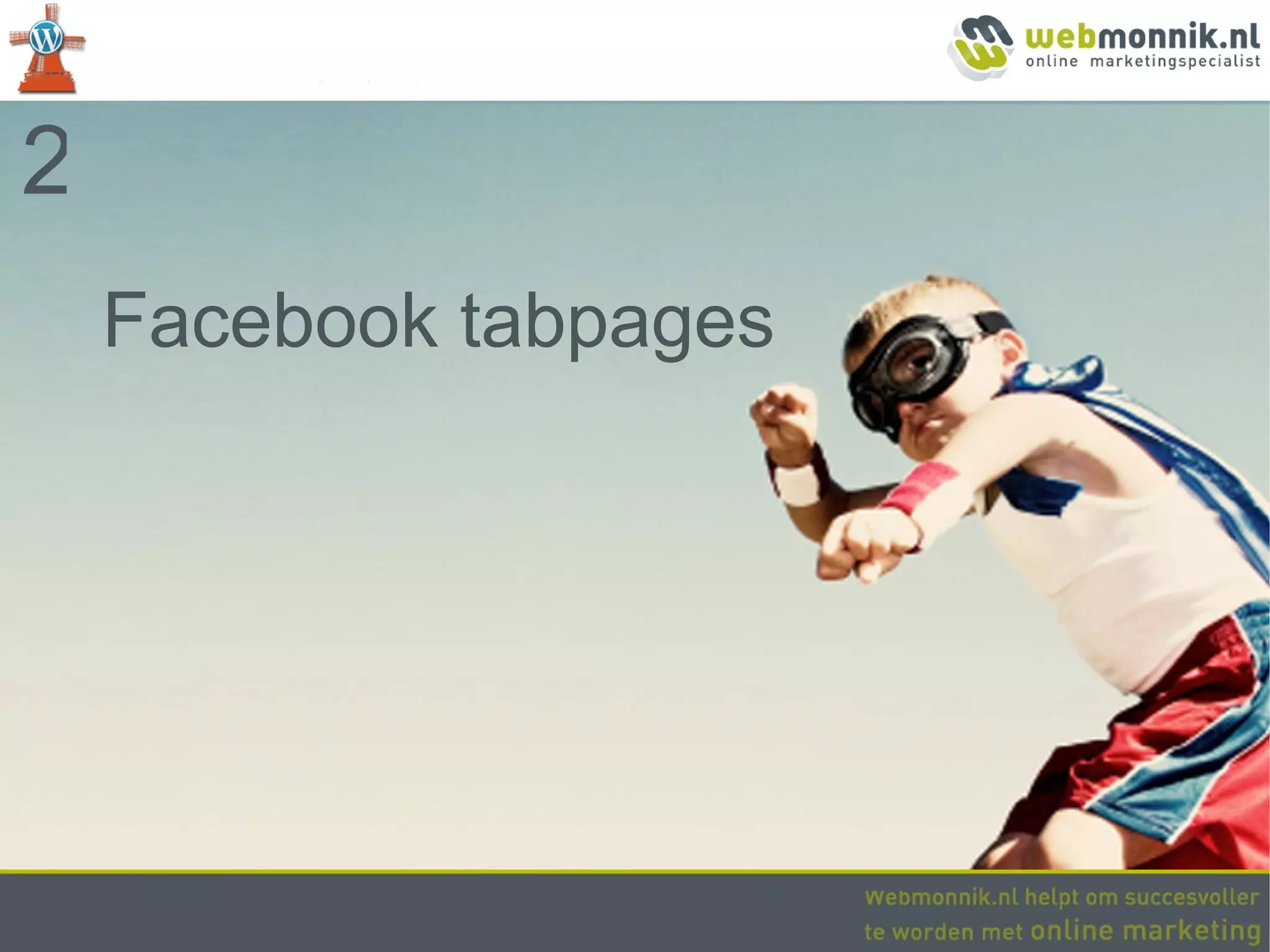 2
    Facebook tabpages
 