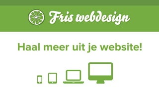 Webdesign Seminar - Haal meer uit je website
