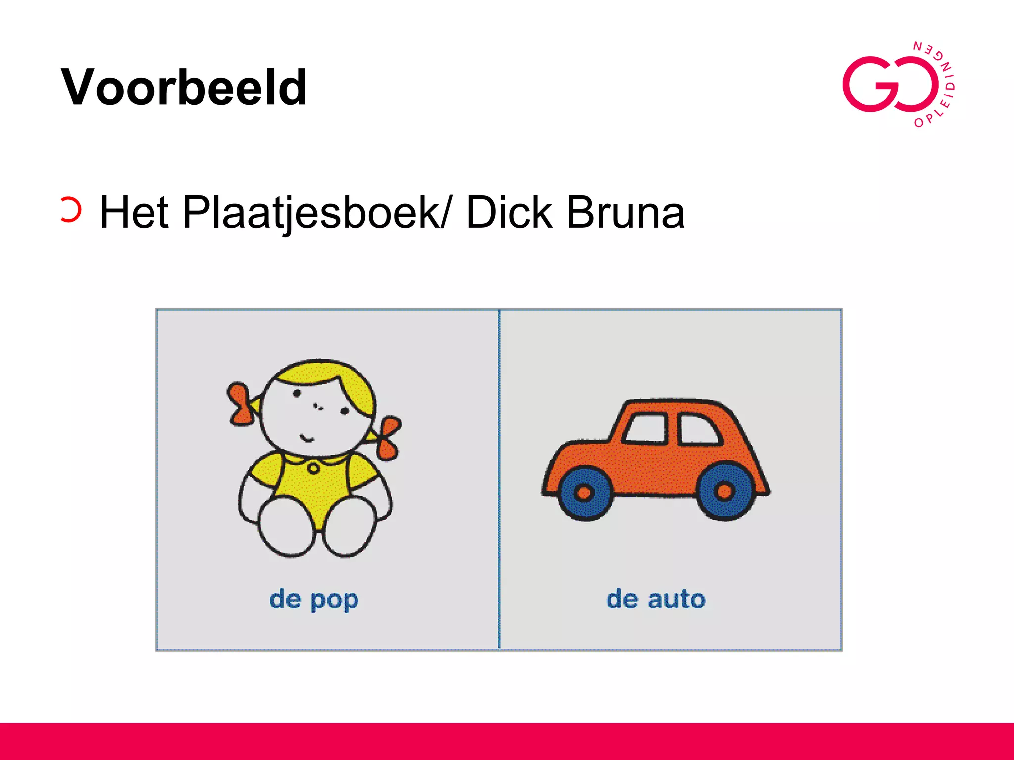 Voorbeeld   Het Plaatjesboek/ Dick Bruna 