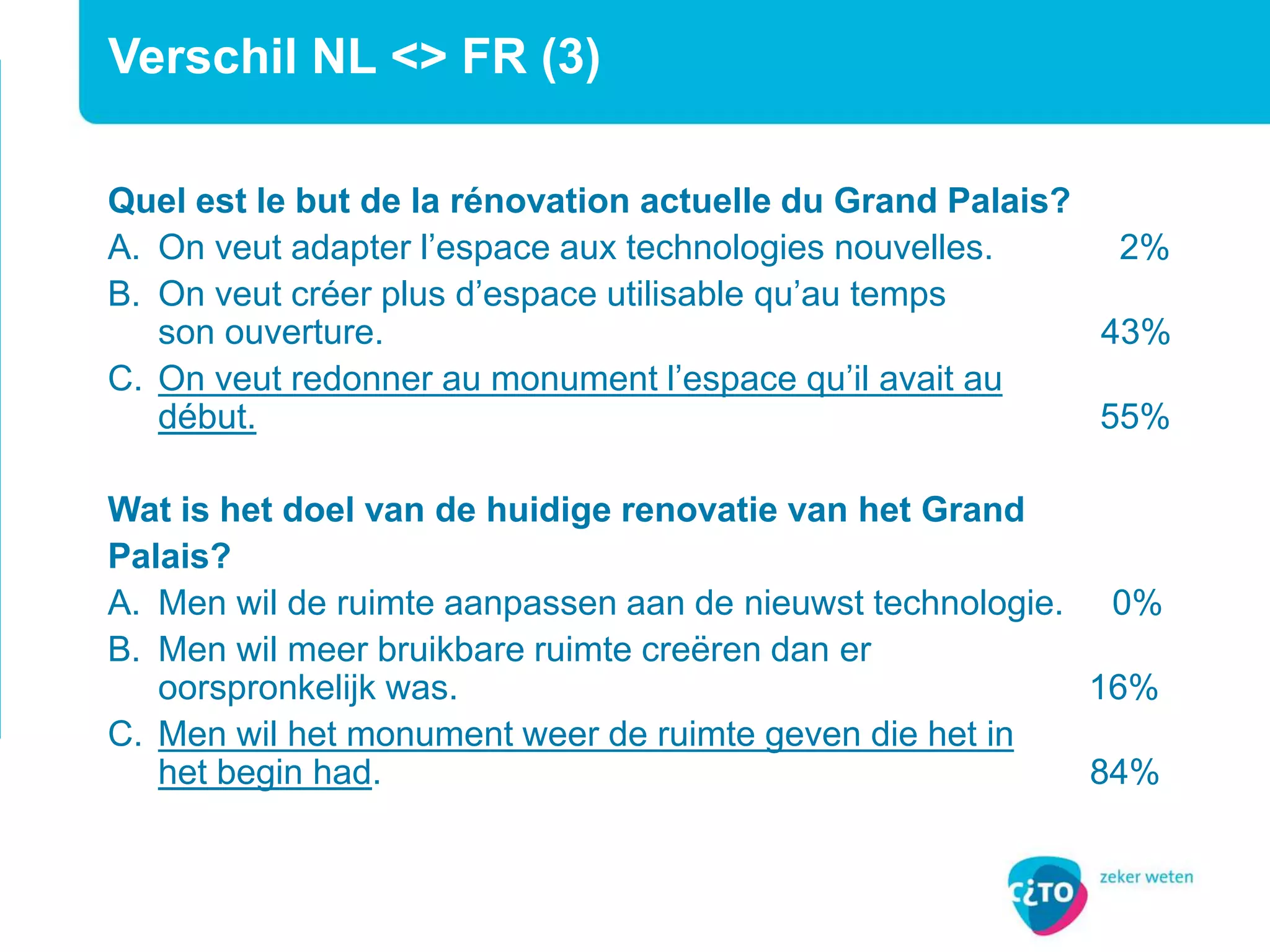 Kijk- en luistertoetsen Frans havo-vwo | PPTX