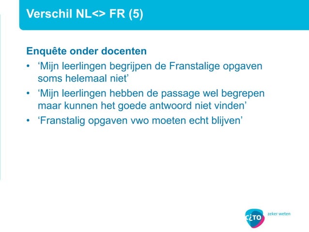 Kijk- en luistertoetsen Frans havo-vwo | PPT