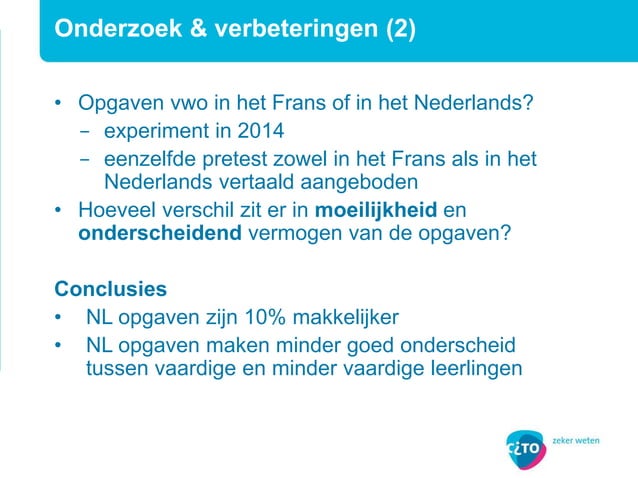 Kijk- en luistertoetsen Frans havo-vwo | PPT
