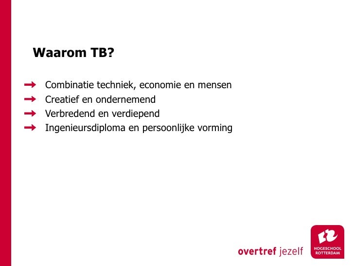 Presentatie Technische Bedrijfskunde 3.1