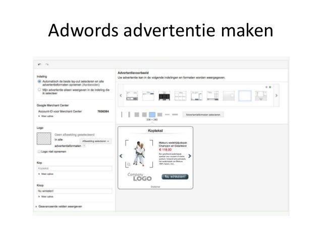adwords advertentie maken