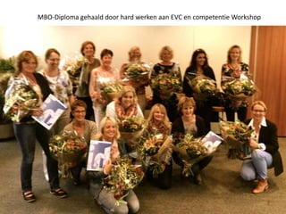 MBO-Diploma gehaald door hard werken aan EVC en competentie Workshop

 