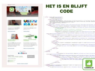 HET IS EN BLIJFT
CODE
 