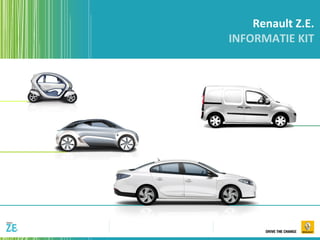 Renault Z.E. INFORMATIE KIT 