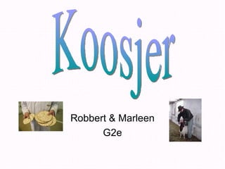 Robbert & Marleen G2e Koosjer 