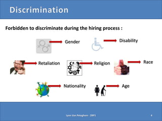Employment law - discrimination | PPTX