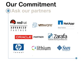 Our Commitment
 Ask our partners
 
