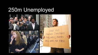 250m Unemployed
 