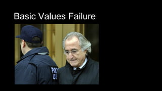 Basic Values Failure
 