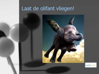 Laat de olifant vliegen!

 