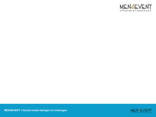 MEN4EVENT // Social media lezingen en trainingen
 