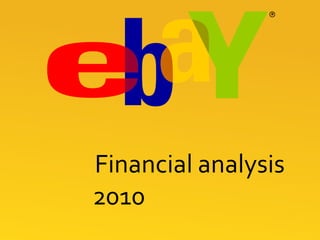 Financial analysis 2010 