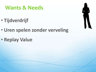 Wat zijn de succes parameters in games?