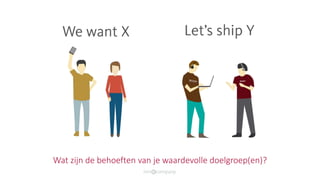 Wat zijn de behoeften van je waardevolle doelgroep(en)?
 