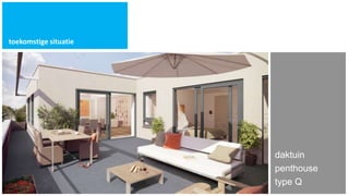 toekomstige situatie




                       daktuin
                       penthouse
                       type Q
 