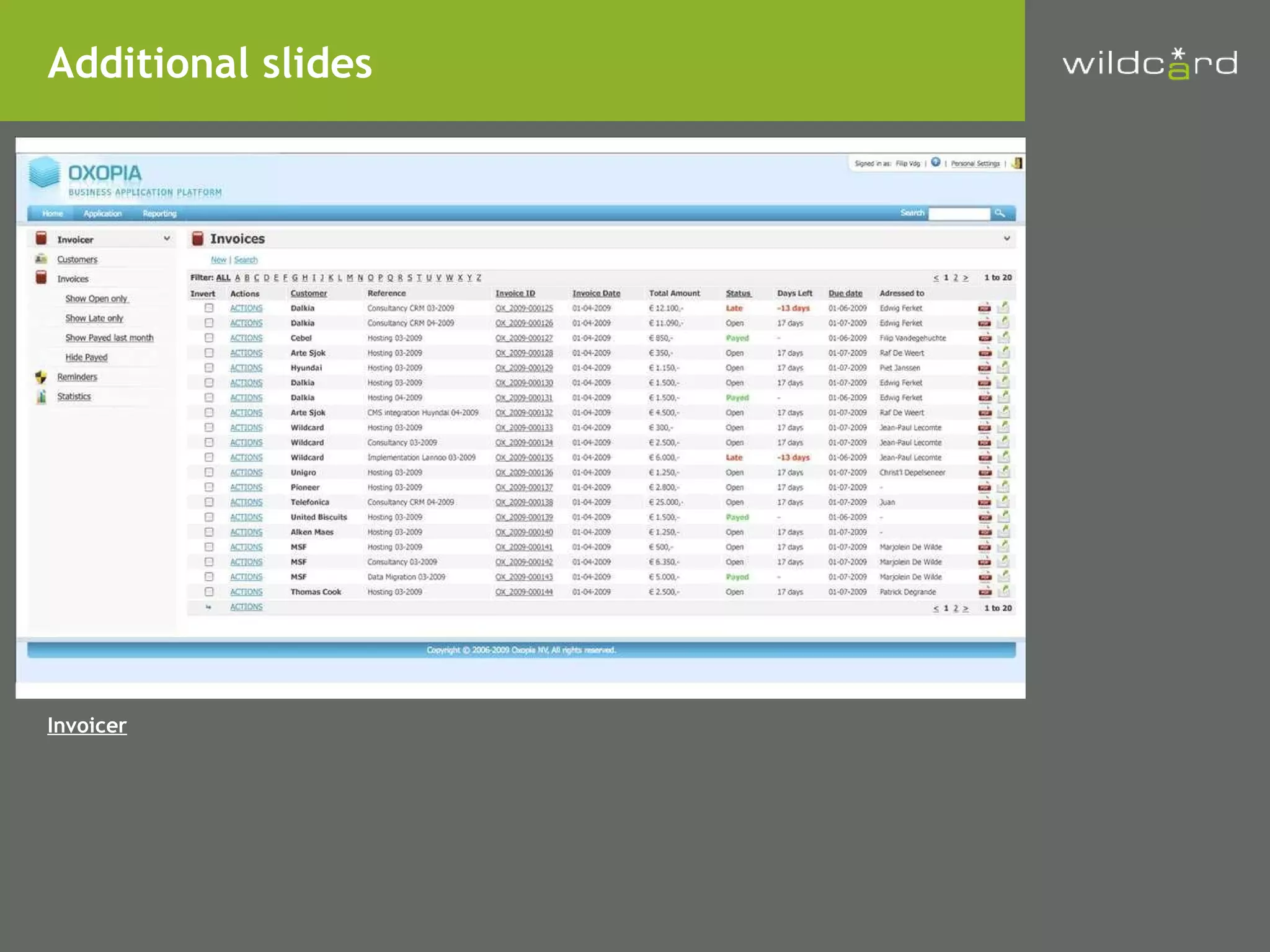 Invoicer Additional slides 