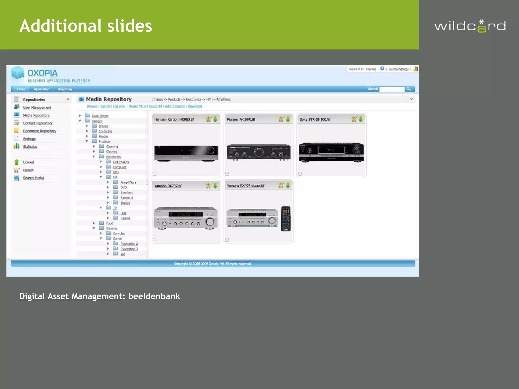 Digital Asset Management : beeldenbank Additional slides 