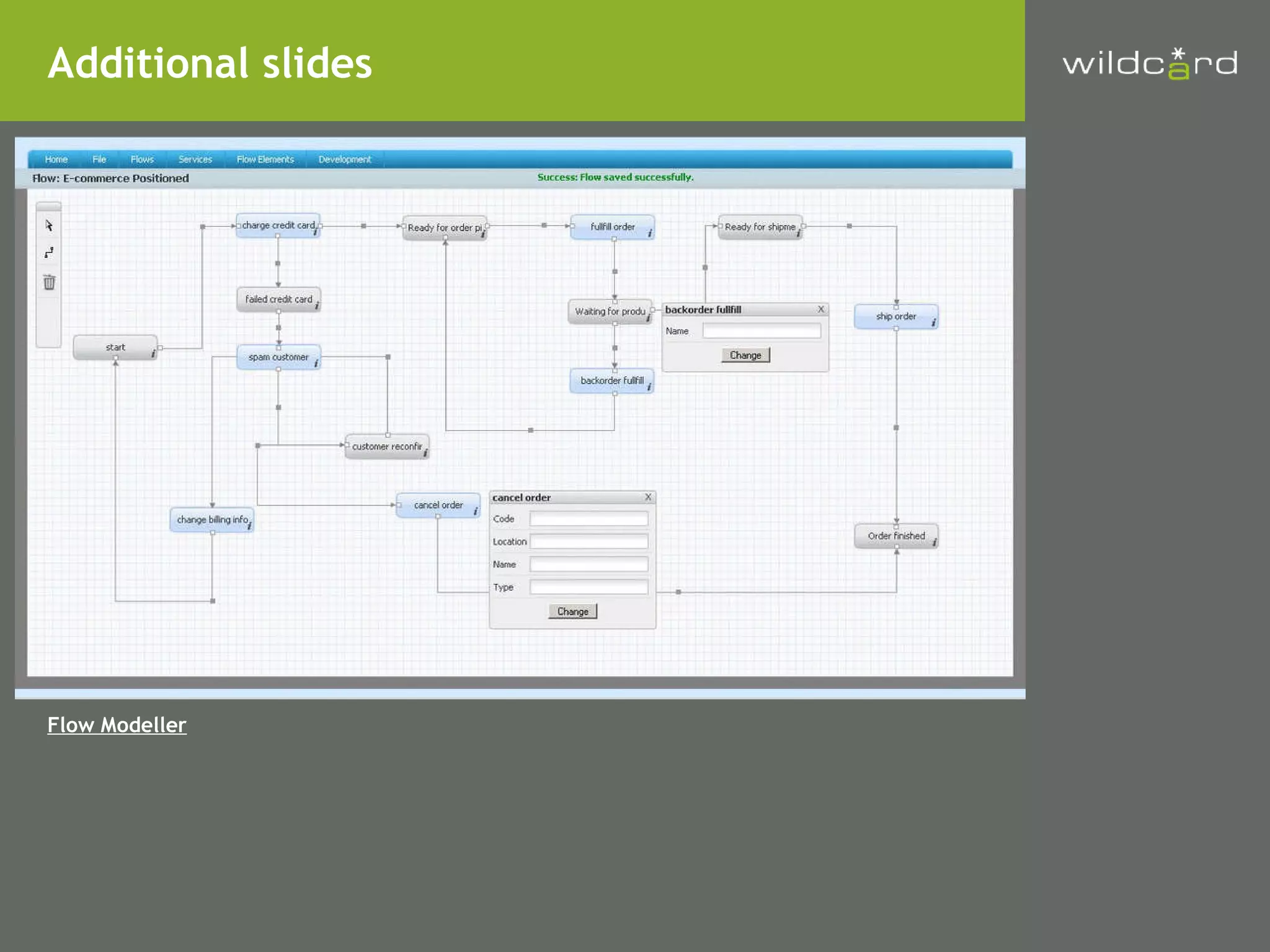 Flow Modeller Additional slides 