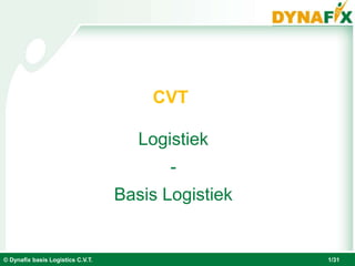 CVT Logistiek - Basis Logistiek 
