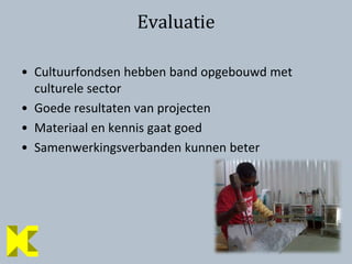 8Universiteit Nederlandse AntillenExcursie naar Architectuur Biennale in Medellin (Colombia)8Voorbeeld 2: investering in kennis