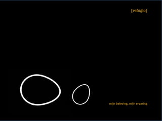 mijn	beleving,	mijn	ervaring	
[refugio]
	
 