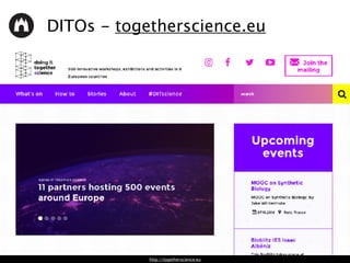 DITOs - togetherscience.eu
http://togetherscience.eu
 