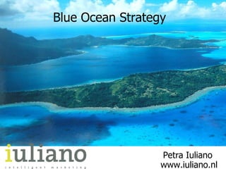 Petra Iuliano   www.iuliano.nl Blue Ocean Strategy 