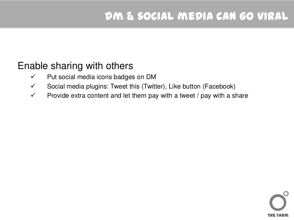 dm & social media can