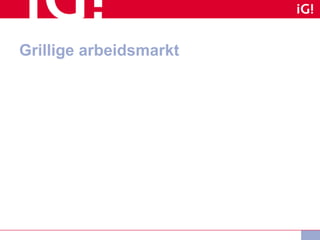 Grillige arbeidsmarkt
 