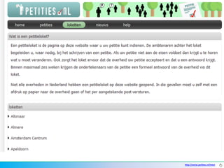 http://petities.nl/loket




http://www.petities.nl/loket
 