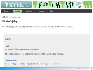 http://www.petities.nl/loket
 
