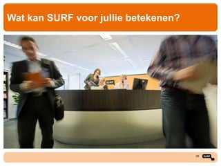 Wat kan SURF voor jullie betekenen?

28

 