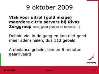 9 oktober 2009