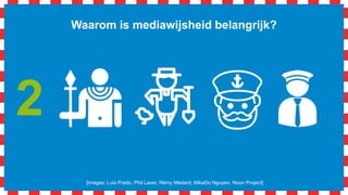 Waarom is mediawijsheid belangrijk?
[images: Aha-Soft, Noun Project]
3
 