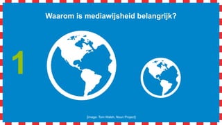 Waarom Mediawijsheid?
[bron: The future of jobs – The unrushing wave, The Economist]
Kans dat automatisering voor baanverlies zorgt de komende 20 jaar
 