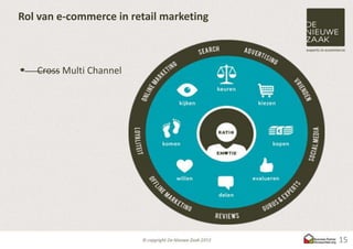 Rol van e-commerce in retail marketing



   Cross Multi Channel




                                         15
 