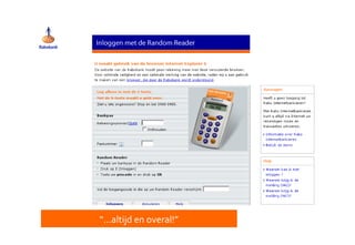 “...altijd en overal!”
 