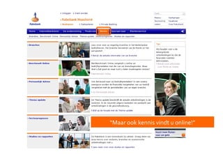 “Maar ook kennis vindt u online!”
 