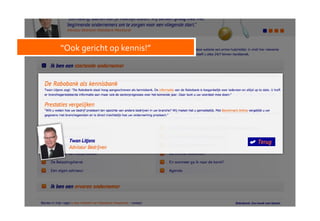 “Ook gericht op kennis!”
 