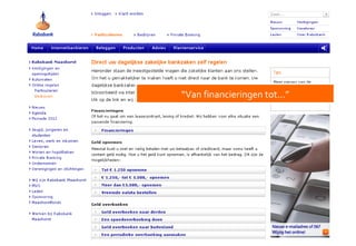 “Van financieringen tot...”
 