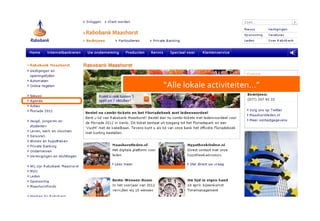 “Alle lokale activiteiten…”
 