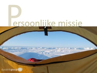 ersoonlijke missie

 