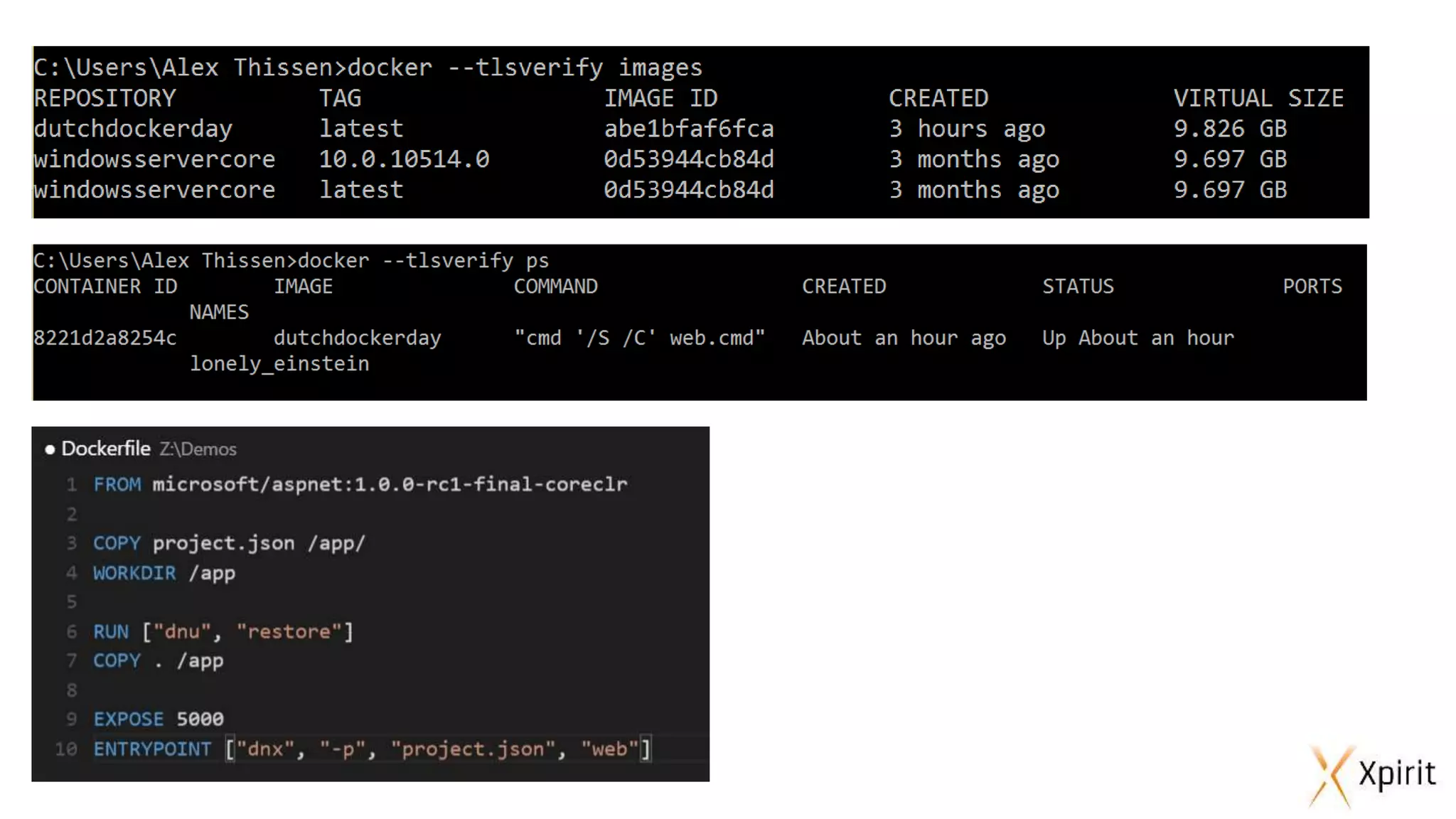 Run your Dockerized ASP.NET application on Windows and Linux!