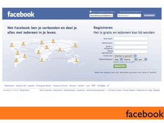 facebook	

 