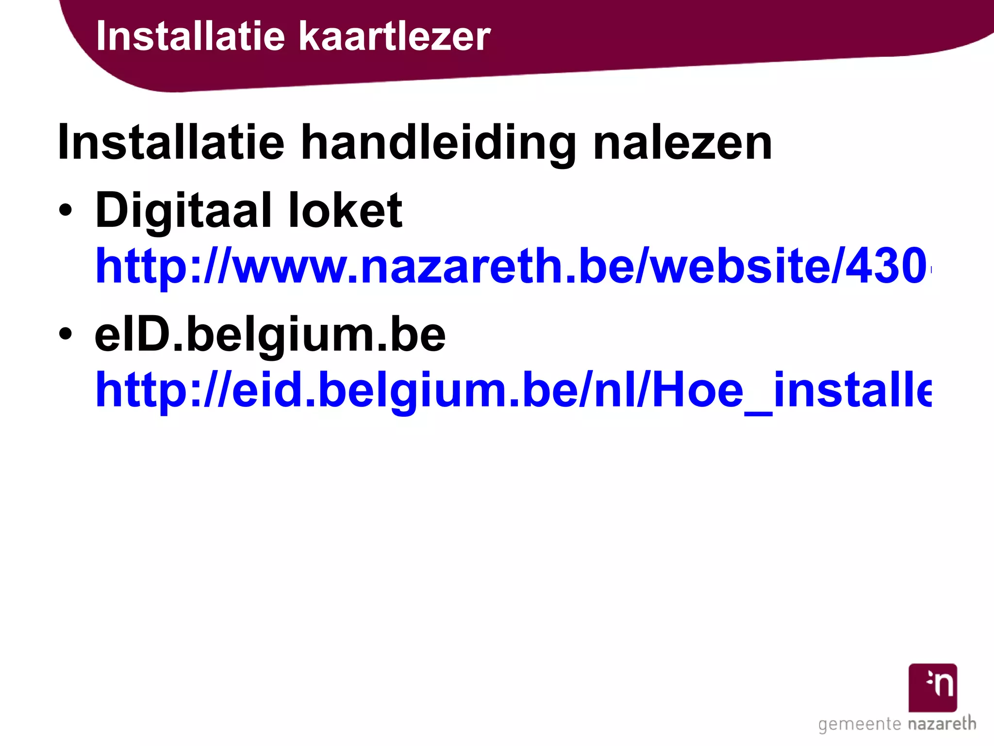 ELEKTRONISCHE IDENTITEITSKAART EID visual data 3